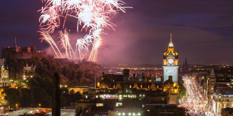 Edinburgh Cityscape with