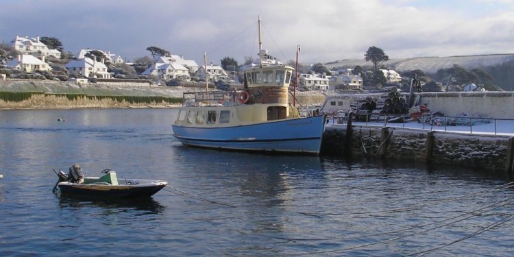 St Mawes Ferry Snow