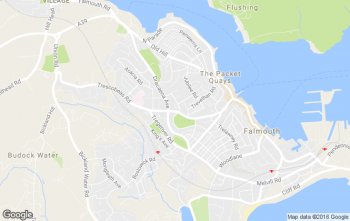Map for Rainbow Property, Falmouth